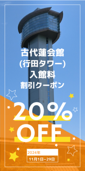 古代蓮会館クーポン券11月分